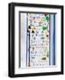 Geek Taverna Menu Board, Vourliotes, Samos, Aegean Islands, Greece-Stuart Black-Framed Photographic Print