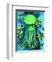 Geeky Octopus-My Zoetrope-Framed Giclee Print