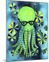 Geeky Octopus-My Zoetrope-Mounted Art Print