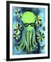 Geeky Octopus-My Zoetrope-Framed Art Print