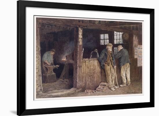 Geering's Forge, in Rolvenden, Kent-null-Framed Premium Giclee Print