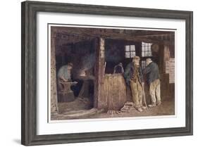 Geering's Forge, in Rolvenden, Kent-null-Framed Art Print