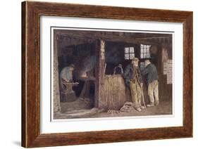 Geering's Forge, in Rolvenden, Kent-null-Framed Art Print