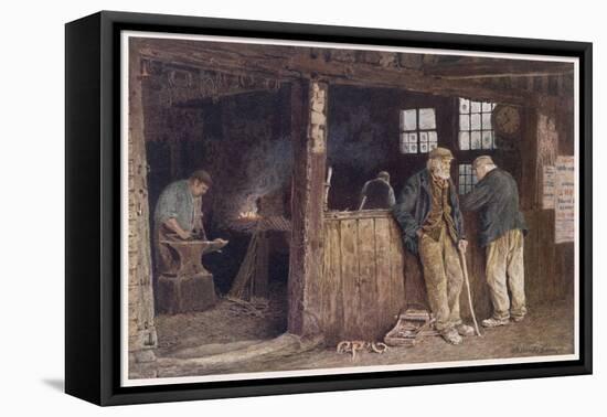 Geering's Forge, in Rolvenden, Kent-null-Framed Stretched Canvas