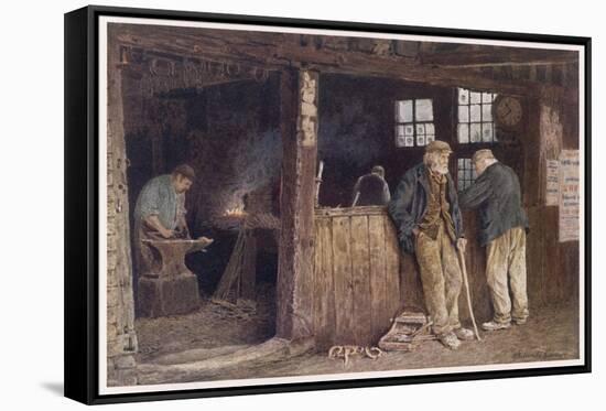 Geering's Forge, in Rolvenden, Kent-null-Framed Stretched Canvas
