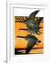 Geese Flying in Formation-R.H. Gamble-Framed Giclee Print