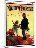 "Geese Flying South," Country Gentleman Cover, October 1, 1925-William Meade Prince-Mounted Giclee Print