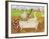 Geese in Bathtub, 1998-E.B. Watts-Framed Giclee Print