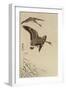 Geese in Snow Falling Sky-Koson Ohara-Framed Giclee Print