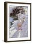 Geese in Snow-Paul Gribble-Framed Giclee Print