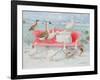 Geese on Pink Sofa, 2000-E.B. Watts-Framed Giclee Print