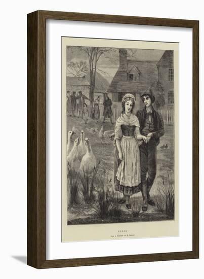 Geese-Edgar Barclay-Framed Giclee Print