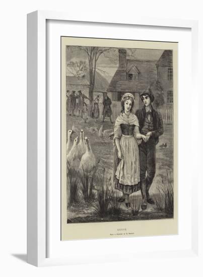 Geese-Edgar Barclay-Framed Giclee Print