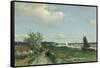 Geestbrug River Landscape-Johan Hendrik Weissenbruch-Framed Stretched Canvas