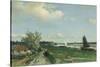 Geestbrug River Landscape-Johan Hendrik Weissenbruch-Stretched Canvas