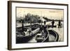 Geestemünde Bremerhaven, Blick Zum Hafen, Dampfer-null-Framed Giclee Print