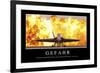 Gefahr: Motivationsposter Mit Inspirierendem Zitat-null-Framed Photographic Print