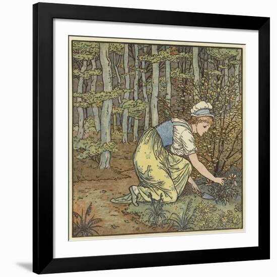 Gefunden-Walter Crane-Framed Giclee Print