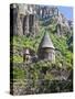 Geghard Monastery, UNESCO World Heritage Site, Armenia, Caucasus, Central Asia, Asia-Michael Runkel-Stretched Canvas