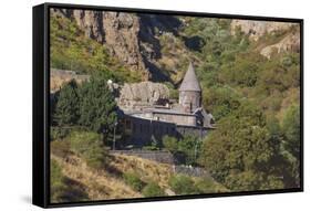 Geghard Monastery, UNESCO World Heritage Site, Geghard, Yerevan, Armenia, Central Asia, Asia-Jane Sweeney-Framed Stretched Canvas