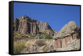 Geghard Monastery, UNESCO World Heritage Site, Geghard, Yerevan, Armenia, Central Asia, Asia-Jane Sweeney-Framed Stretched Canvas