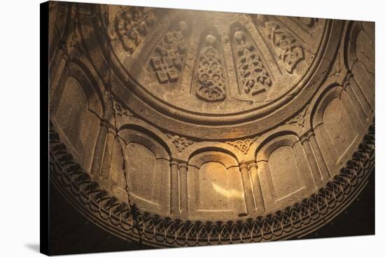 Geghard Monastery, UNESCO World Heritage Site, Geghard, Yerevan, Armenia, Central Asia, Asia-Jane Sweeney-Stretched Canvas