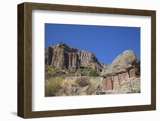 Geghard Monastery, UNESCO World Heritage Site, Geghard, Yerevan, Armenia, Central Asia, Asia-Jane Sweeney-Framed Photographic Print