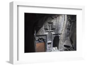 Geghard Monastery, UNESCO World Heritage Site, Geghard, Yerevan, Armenia, Central Asia, Asia-Jane Sweeney-Framed Photographic Print