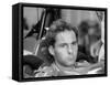 Gehard Berger with Ferrari, 1988-null-Framed Stretched Canvas