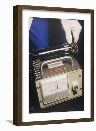 Geiger Counter, for Detecting Radioactivity-David Parker-Framed Photographic Print