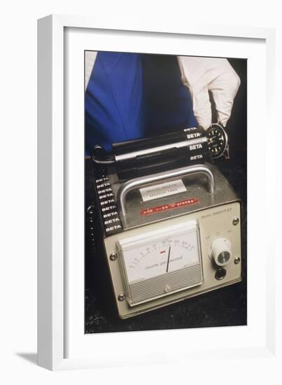 Geiger Counter, for Detecting Radioactivity-David Parker-Framed Photographic Print