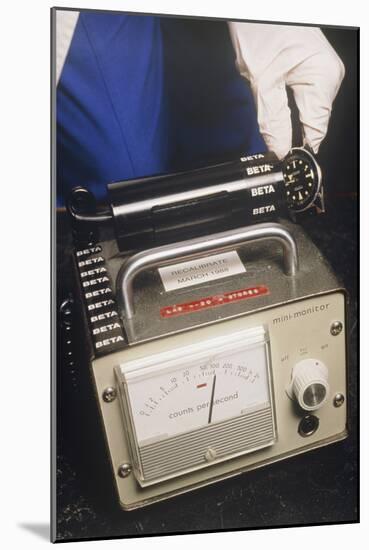 Geiger Counter, for Detecting Radioactivity-David Parker-Mounted Photographic Print