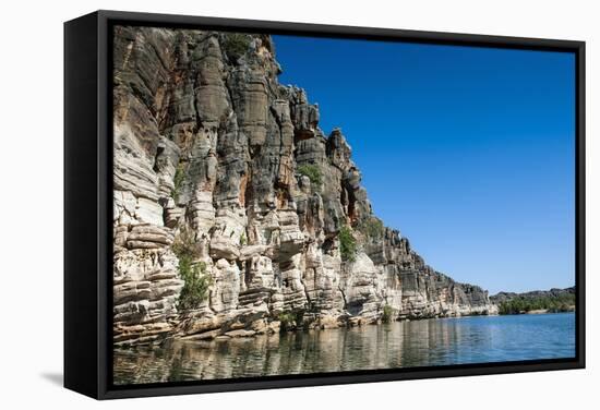 Geiki Gorge, the Kimberleys, Western Australia, Australia, Pacific-Michael Runkel-Framed Stretched Canvas