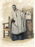 Saint Vincent de Paul French Priest-Geille-Framed Art Print
