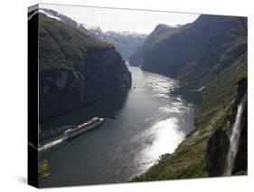 Geiranger Fjord, UNESCO World Heritage Site, More Og Romsdal, Norway, Scandinavia, Europe-Hans Peter Merten-Stretched Canvas