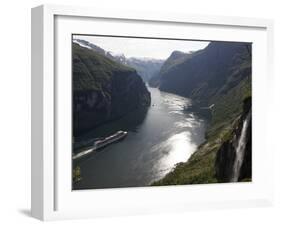 Geiranger Fjord, UNESCO World Heritage Site, More Og Romsdal, Norway, Scandinavia, Europe-Hans Peter Merten-Framed Photographic Print