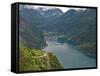 Geiranger Fjord, UNESCO World Heritage Site, Norway, Scandinavia, Europe-Michael DeFreitas-Framed Stretched Canvas