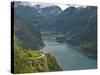 Geiranger Fjord, UNESCO World Heritage Site, Norway, Scandinavia, Europe-Michael DeFreitas-Stretched Canvas