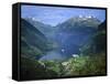 Geiranger Fjord, Western Fjords, Norway-Gavin Hellier-Framed Stretched Canvas