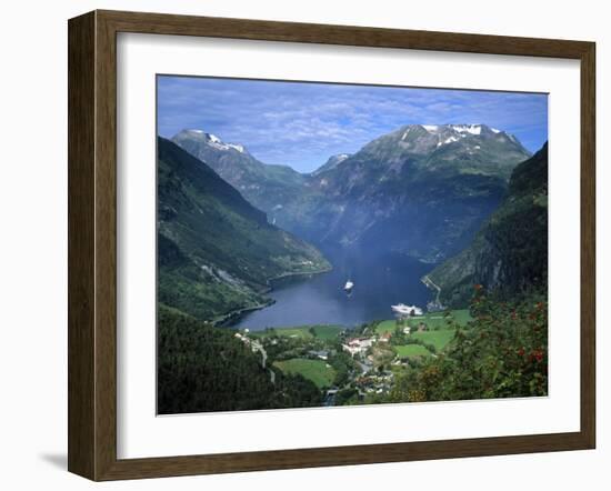 Geiranger Fjord, Western Fjords, Norway-Gavin Hellier-Framed Photographic Print