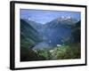 Geiranger Fjord, Western Fjords, Norway-Gavin Hellier-Framed Photographic Print