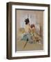 Geisha at Her Toilet-Thomas Jones Barker-Framed Giclee Print