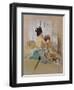 Geisha at Her Toilet-Thomas Jones Barker-Framed Giclee Print