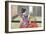 Geisha doing Ikebana, Photograph-null-Framed Art Print
