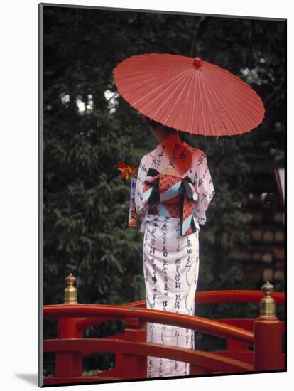 Geisha Girl with Kimono at Festival, Japan-Demetrio Carrasco-Mounted Photographic Print