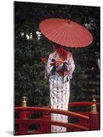 Geisha Girl with Kimono at Festival, Japan-Demetrio Carrasco-Mounted Photographic Print