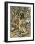 Geisha Girls in a Japanese Garden-Edward Atkinson Hornel-Framed Giclee Print