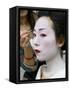 Geisha Having Her Make-Up Applied, Kyoto, Kansai Region, Honshu, Japan, Asia-Gavin Hellier-Framed Stretched Canvas
