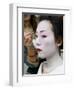 Geisha Having Her Make-Up Applied, Kyoto, Kansai Region, Honshu, Japan, Asia-Gavin Hellier-Framed Photographic Print