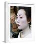 Geisha Having Her Make-Up Applied, Kyoto, Kansai Region, Honshu, Japan, Asia-Gavin Hellier-Framed Photographic Print